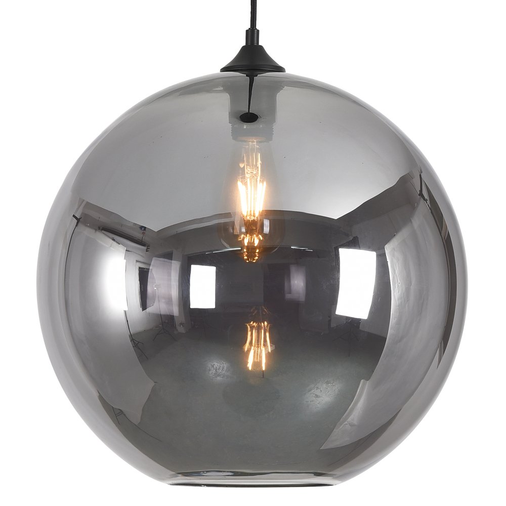 Artdelight HL MARINO-40 Lampe à suspension Ø 40cm Marino-40 verre fumé