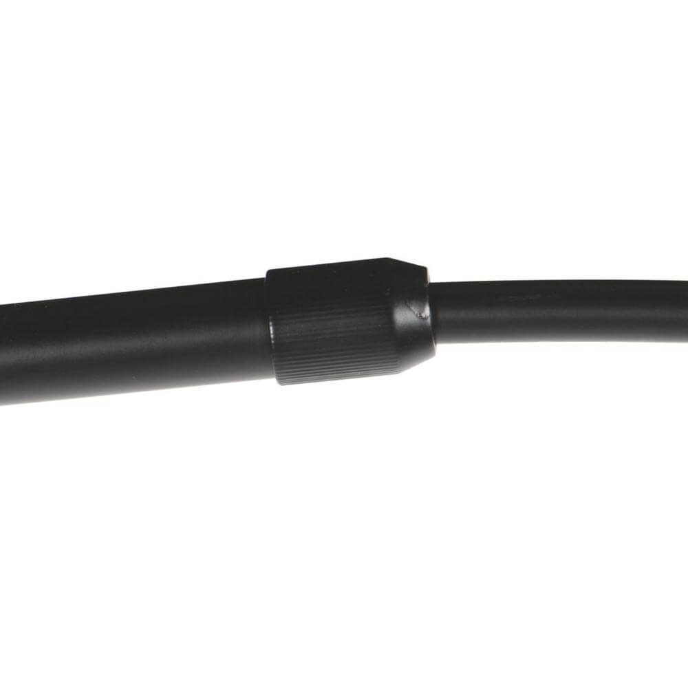 Vloerlamp Curve zwart met zwart transparante kap Ø 50cm Steinhauer 8712746179460