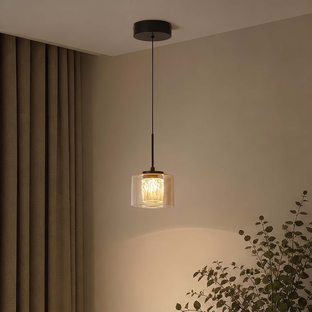 Lampe pendante de conception Tumblers Bronze uniquement Searchlight 5,05342E+12