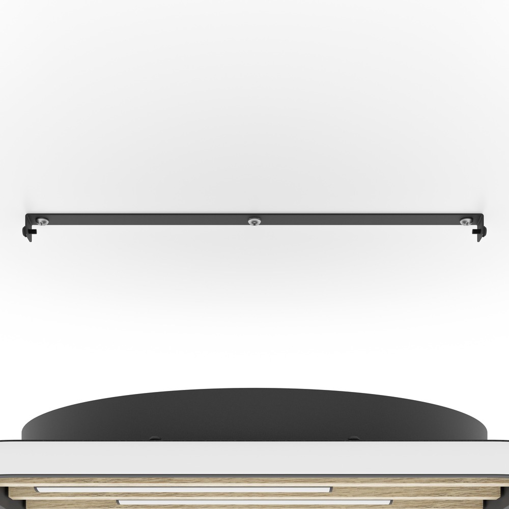 Lampe de plafond moderne Cembrano noir avec carré en bois Eglo 9008606388141