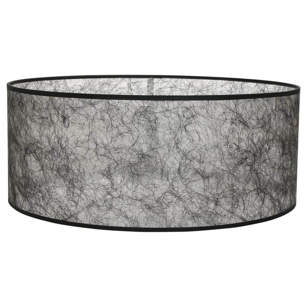Vloerlamp Curve zwart met zwart transparante kap Ø 50cm Steinhauer 8712746179460