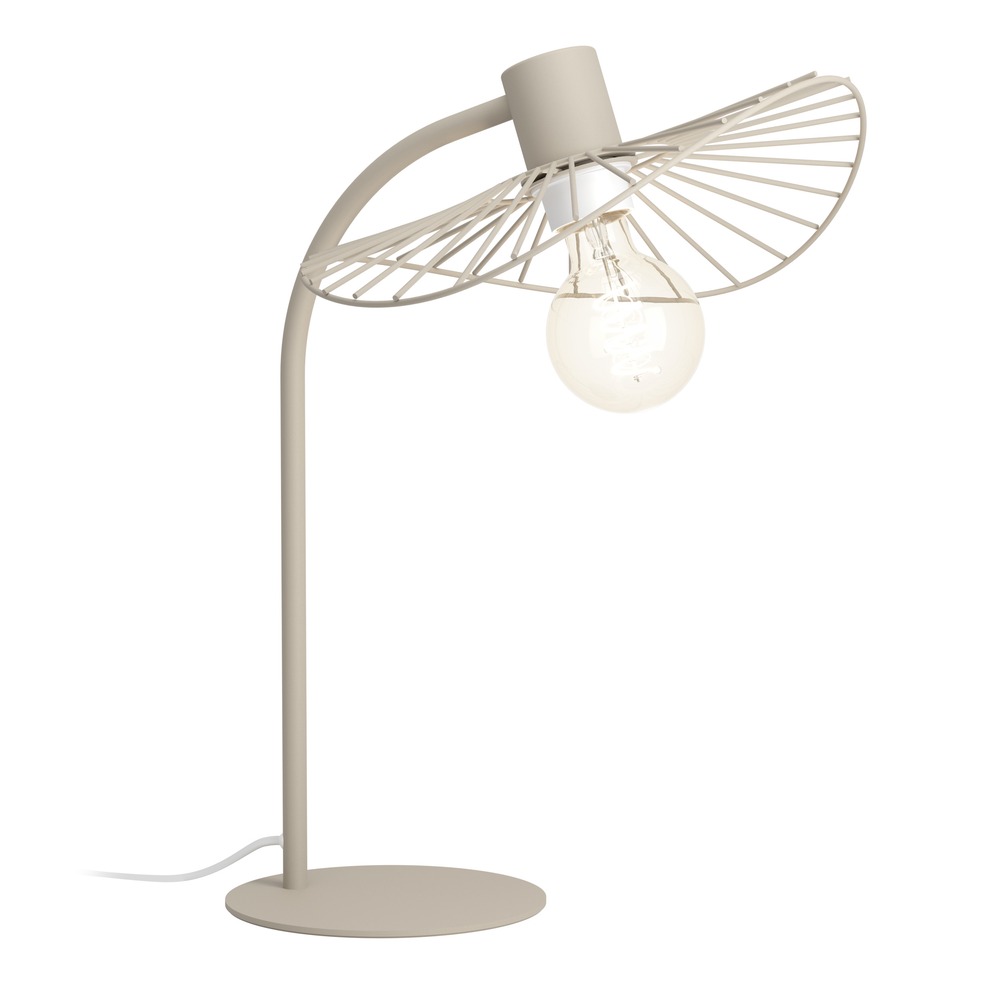 Lampe de table de conception Arroturas brun sable