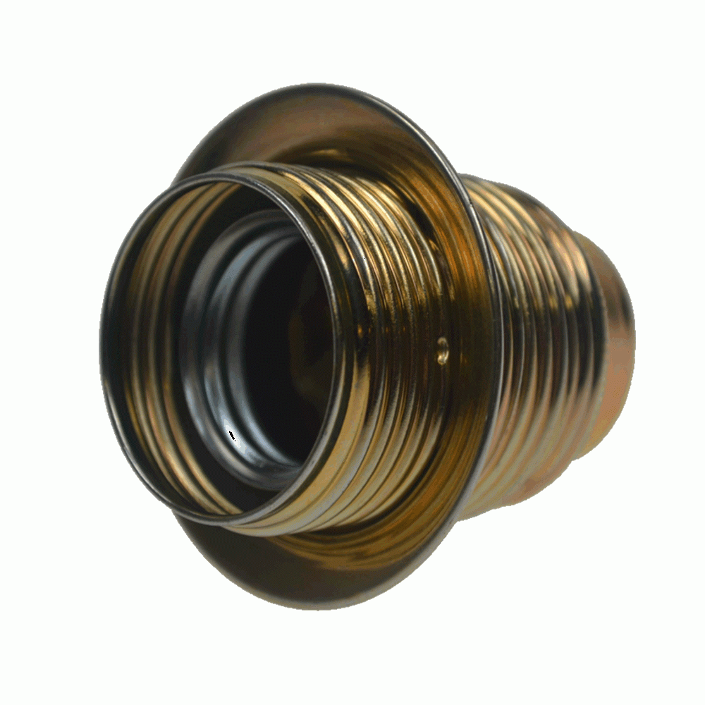 Support de lampe E27 - Base en laiton avec 2 anneaux Vtac 8717692021801