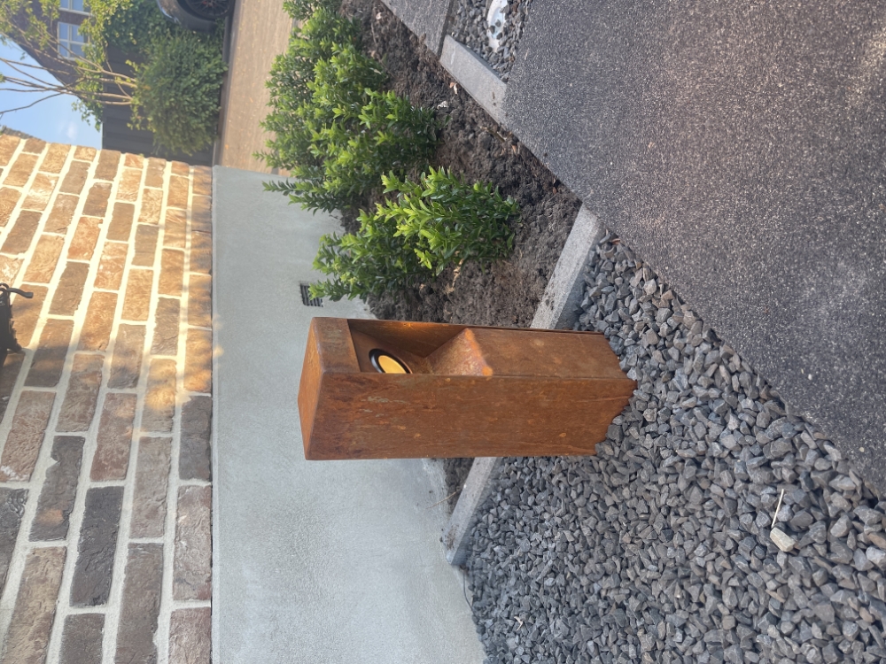 Éclairage de chemin Gis 35 cm Corten