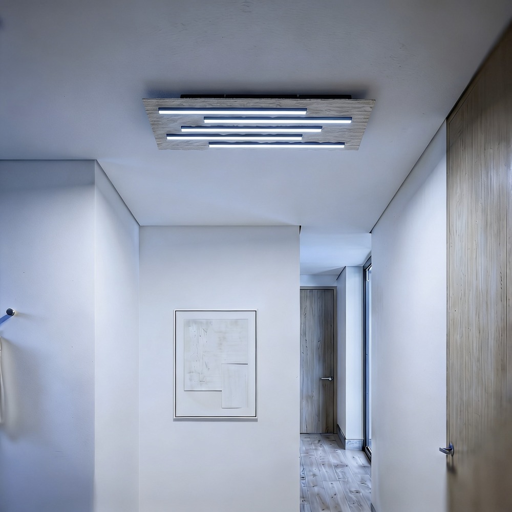 Lampe de plafond Campomarino brun sable 60 cm Eglo 9008606409112