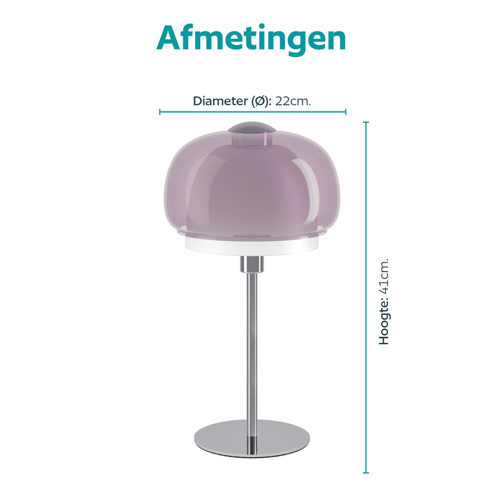 Lampe de table de conception Belomontejo Chrome Eglo 9008606405121