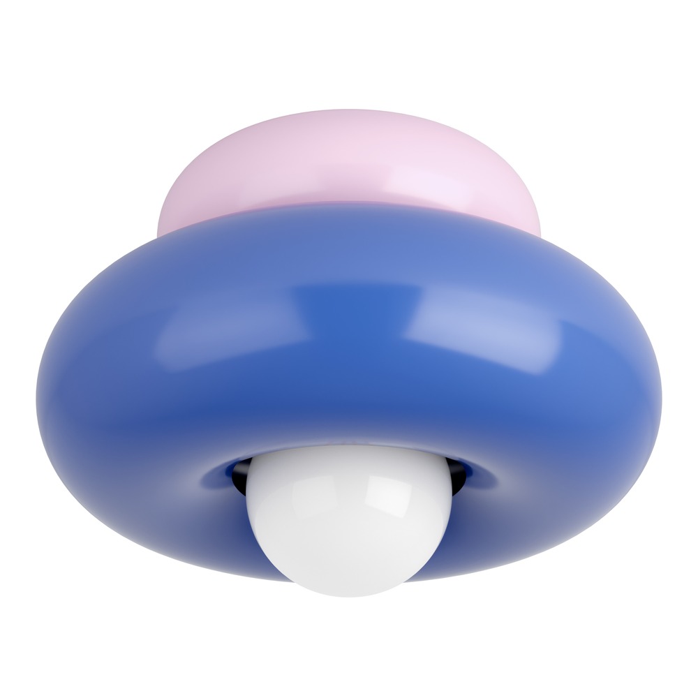 Lampe de plafond à design Torchiarolo rose avec bleu Eglo 9008606405442