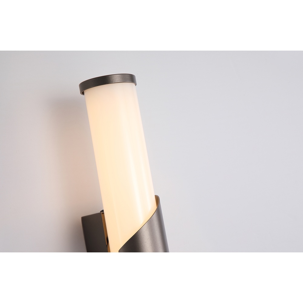 Lampe murale de salle de bain Wrap bronze 37 cm Searchlight 5,05342E+12