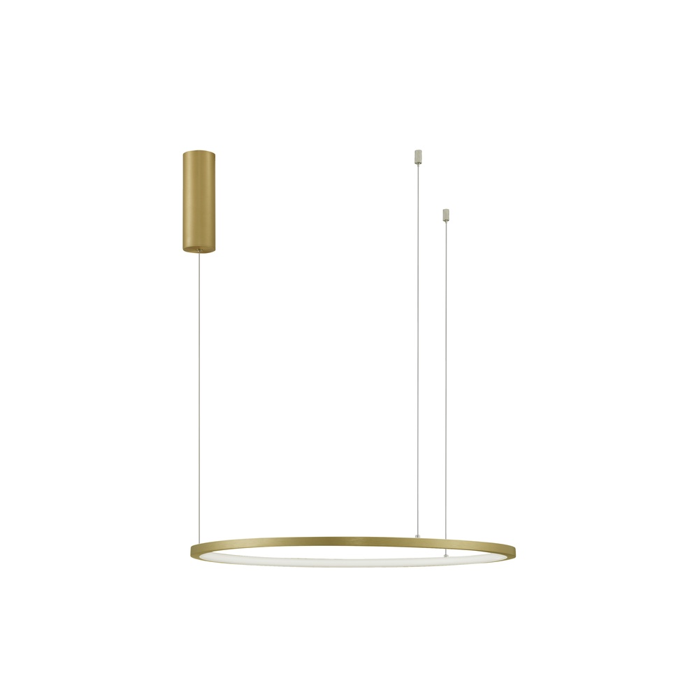 Ronde hanglamp Tarquin goud Ø 60cm Lyora 5212017438270