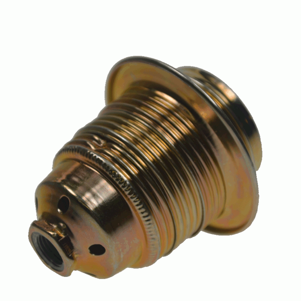 Support de lampe E27 - Base en laiton avec 2 anneaux Vtac 8717692021801