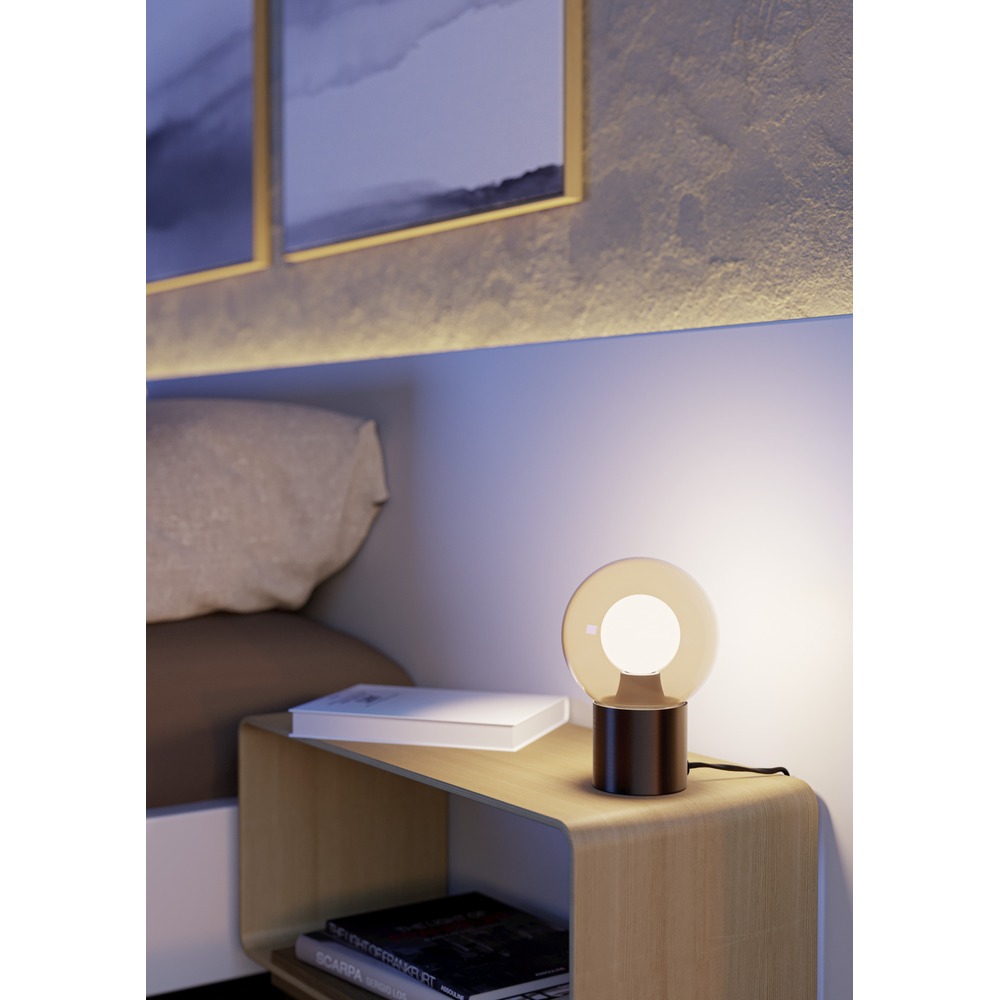 Lampe de table de conception Bravino Bronze en cuivre Eglo 9008606392285