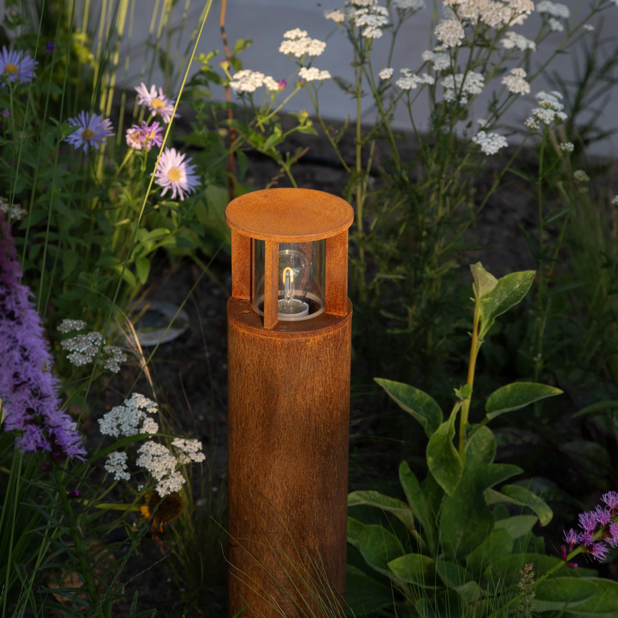 Lampe de jardin ronde Marina 60 Corten KS 8714732783903