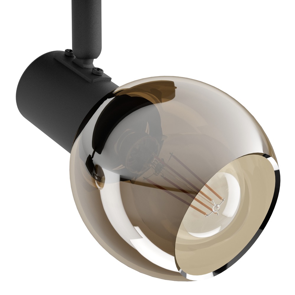 Lampe de plafond Castellazo 2-noir clair Eglo 9008606392094