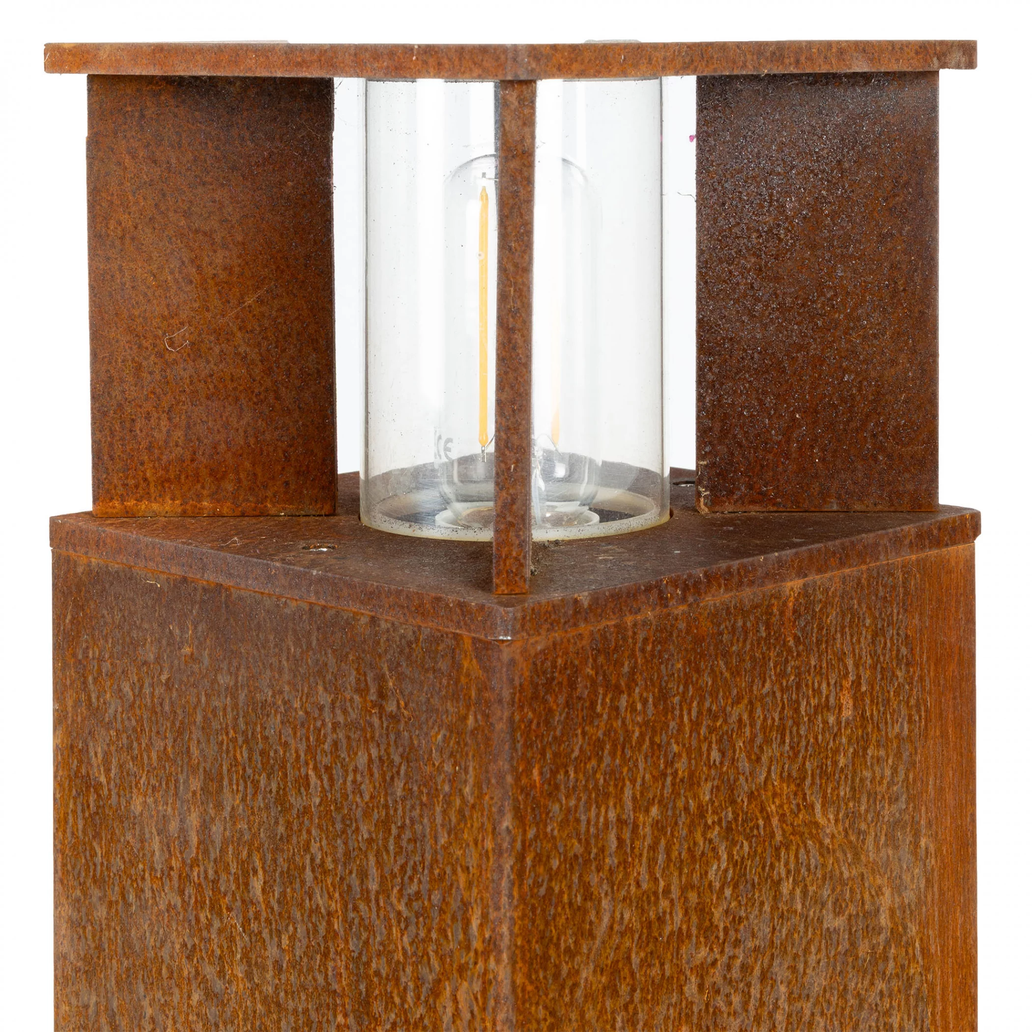 Lampe de jardin carrée Marina 70 Corten KS 8714732783507