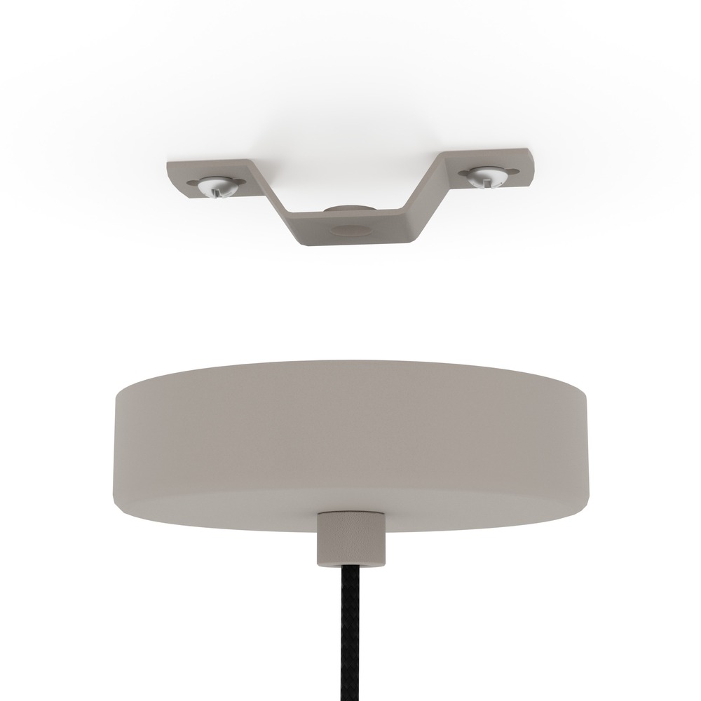 Lampe suspendue filaire Lodods brun sable Ø 45 cm Eglo 9008606390281