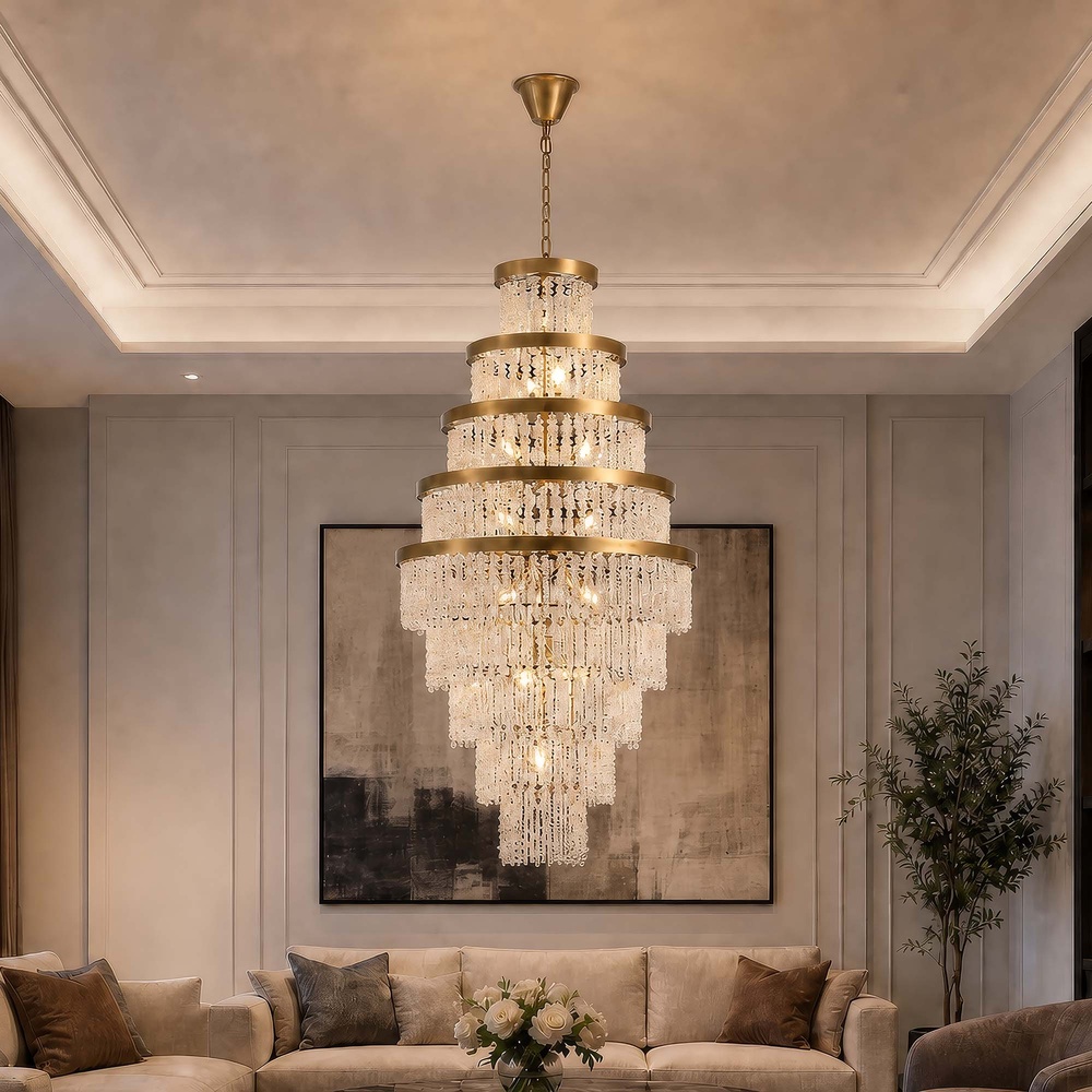 Chandelier Bella bronze Ø 65 cm Searchlight 5,05342E+12