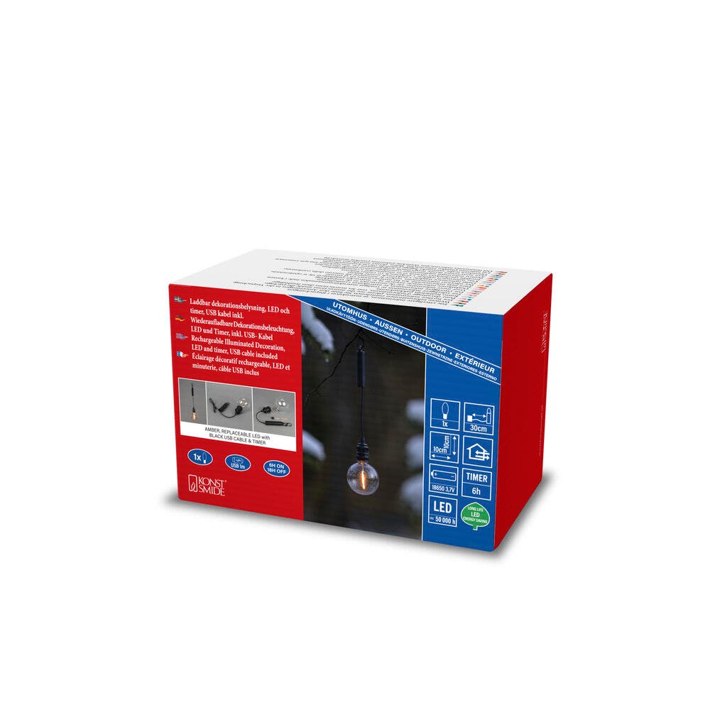 Rechargeable Partylight cheville KonstSmide 7318300026686