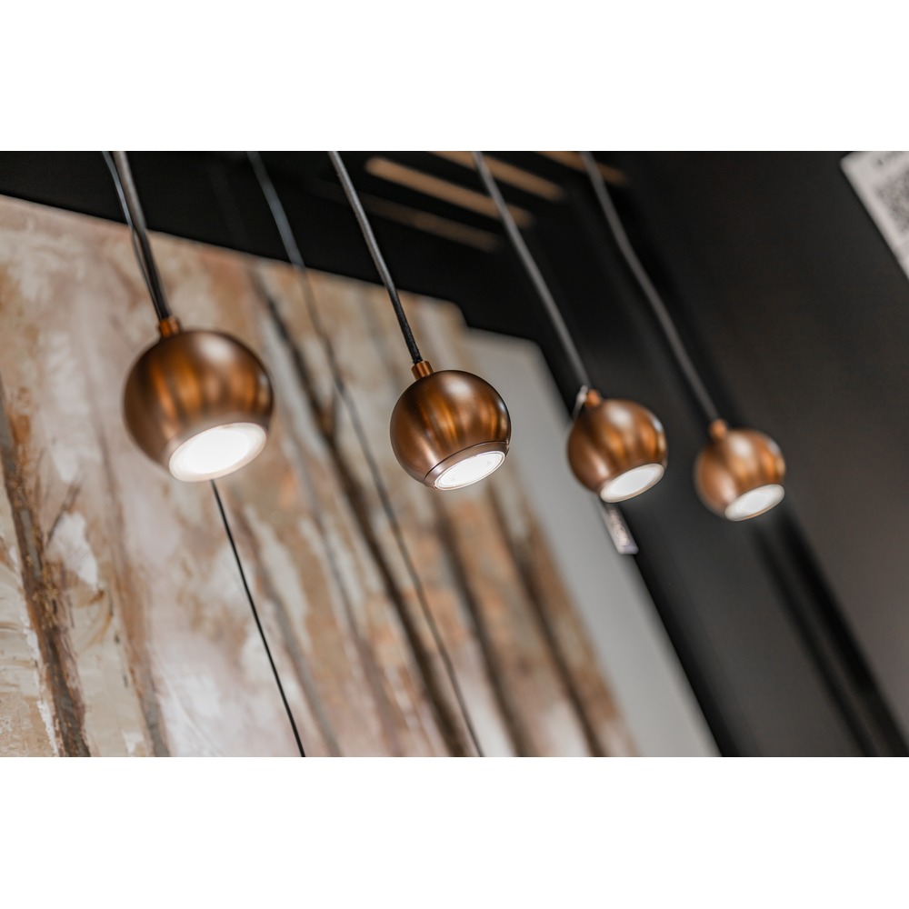 Lampe pendante de conception Bimeda 1 Quatre feux en bronze foncé Eglo 9008606391103