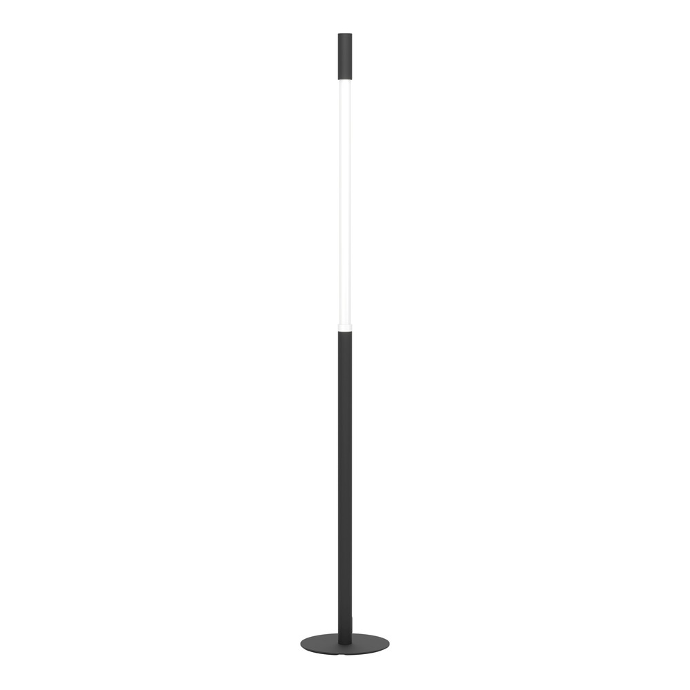 Lampe de pied élégante Parabita noir et blanc