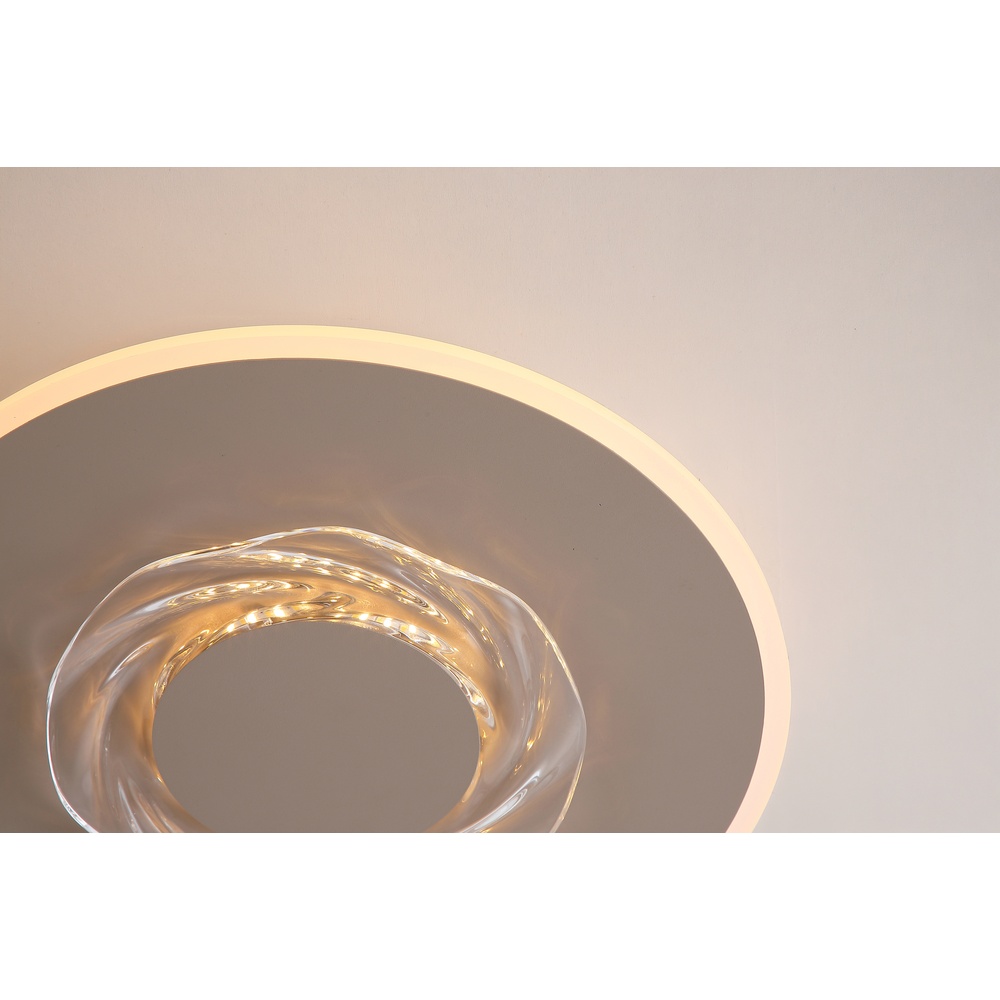 Éclairage de plafond moderne Wreath brun sable Searchlight 5,05342E+12