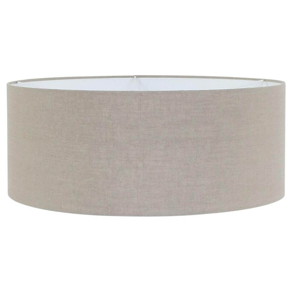 Vloerlamp Curve zwart met grof grijze kap Ø 50cm Steinhauer 8712746179491