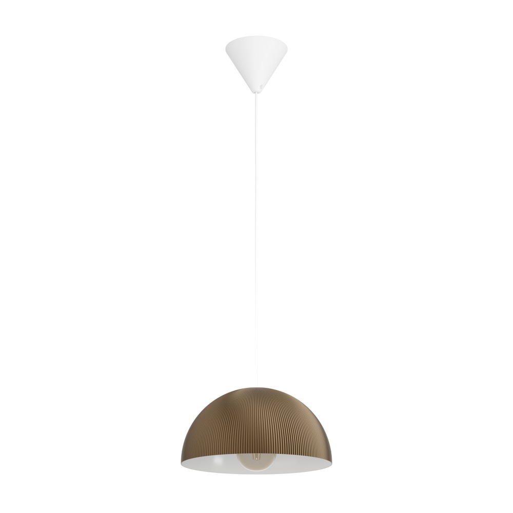 Lampe pendante de conception Gaetano 2 bronze avec blanc Ø 30 cm Eglo 9008606391592