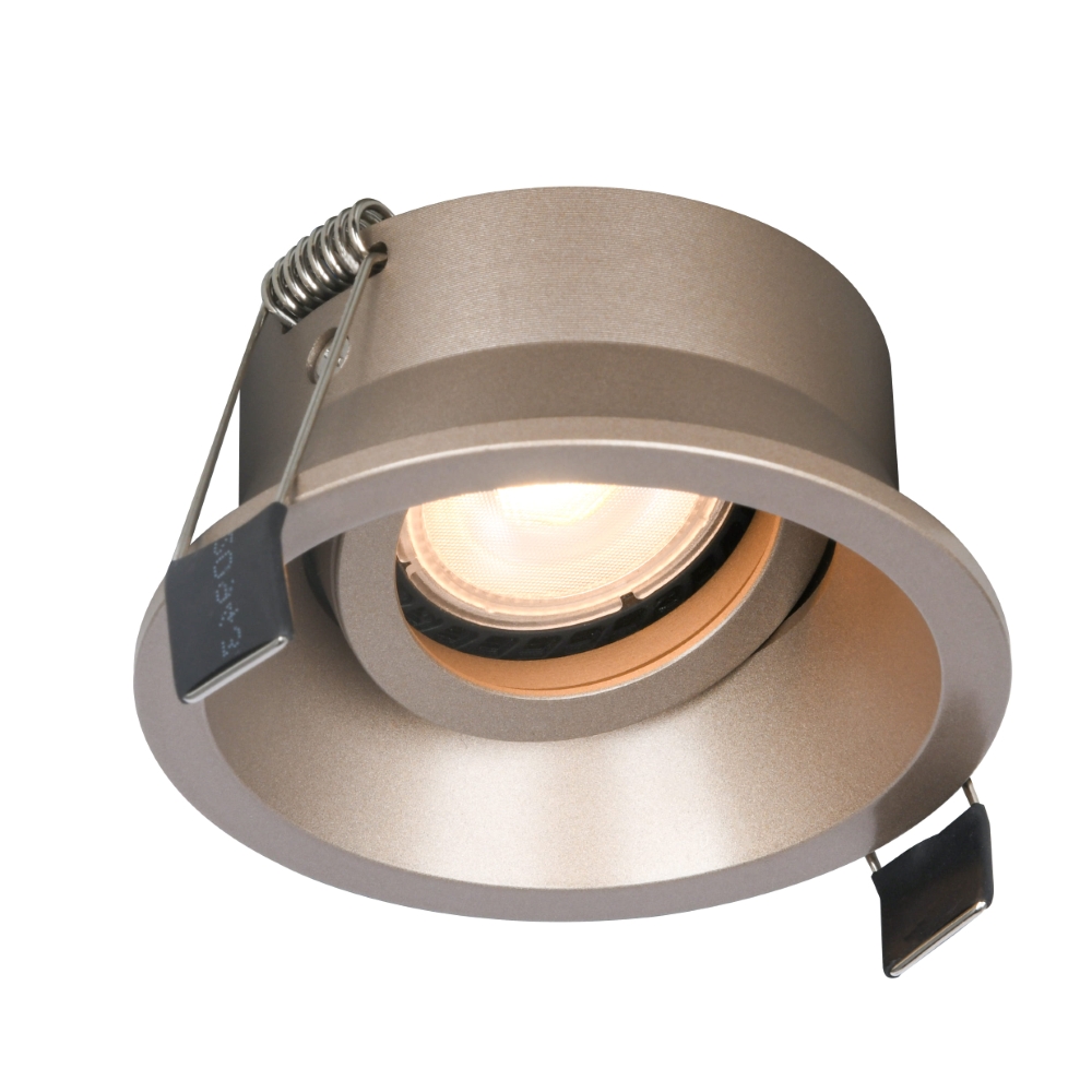 Spot encastrable rond Roura champagne