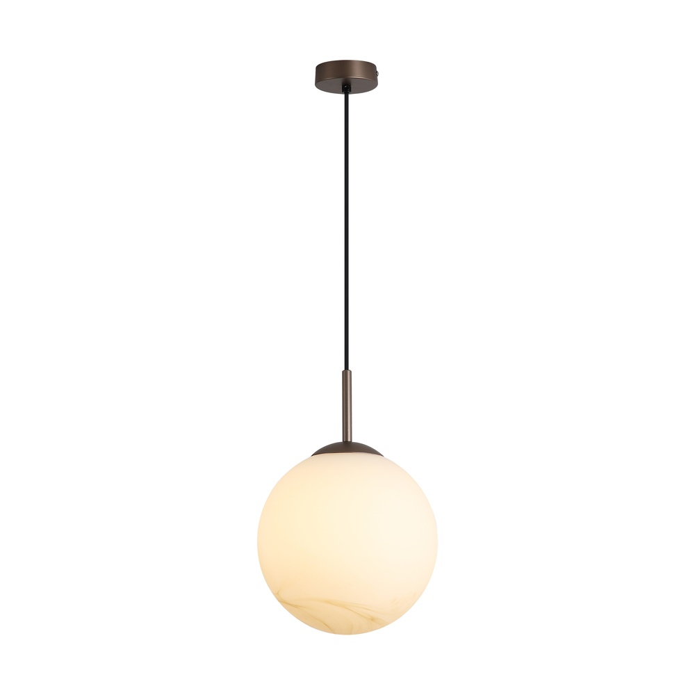 Lampe suspendue Carrara 1-brun clair