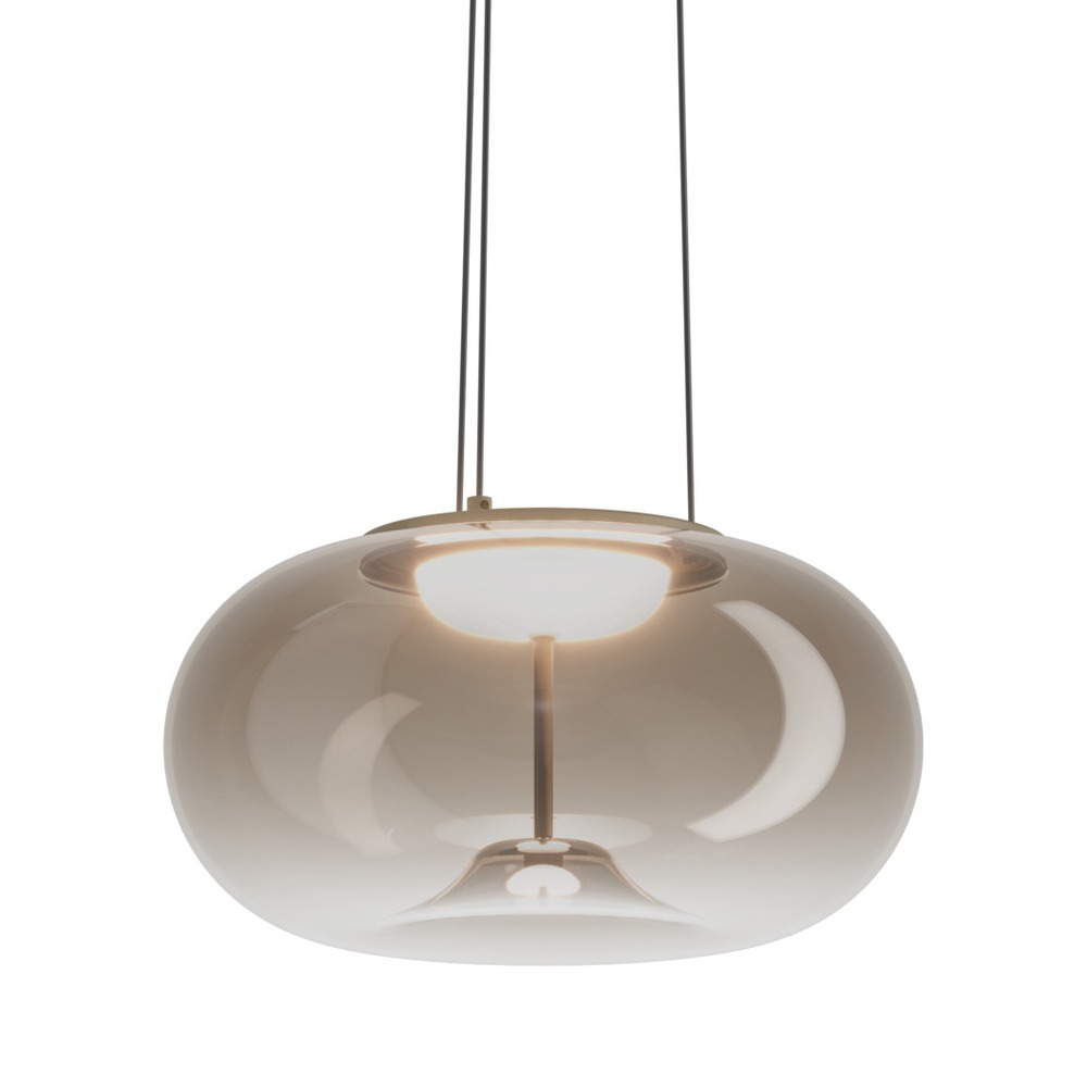 Lampe pendante unique Optica 1 bronze