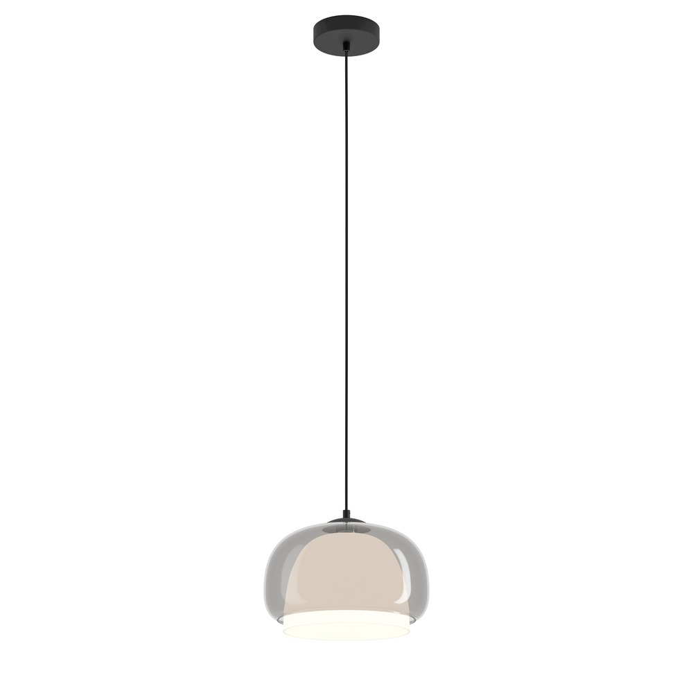 Lampe pendante de conception Belomontejo noir Ø 30cm Eglo 9008606406739