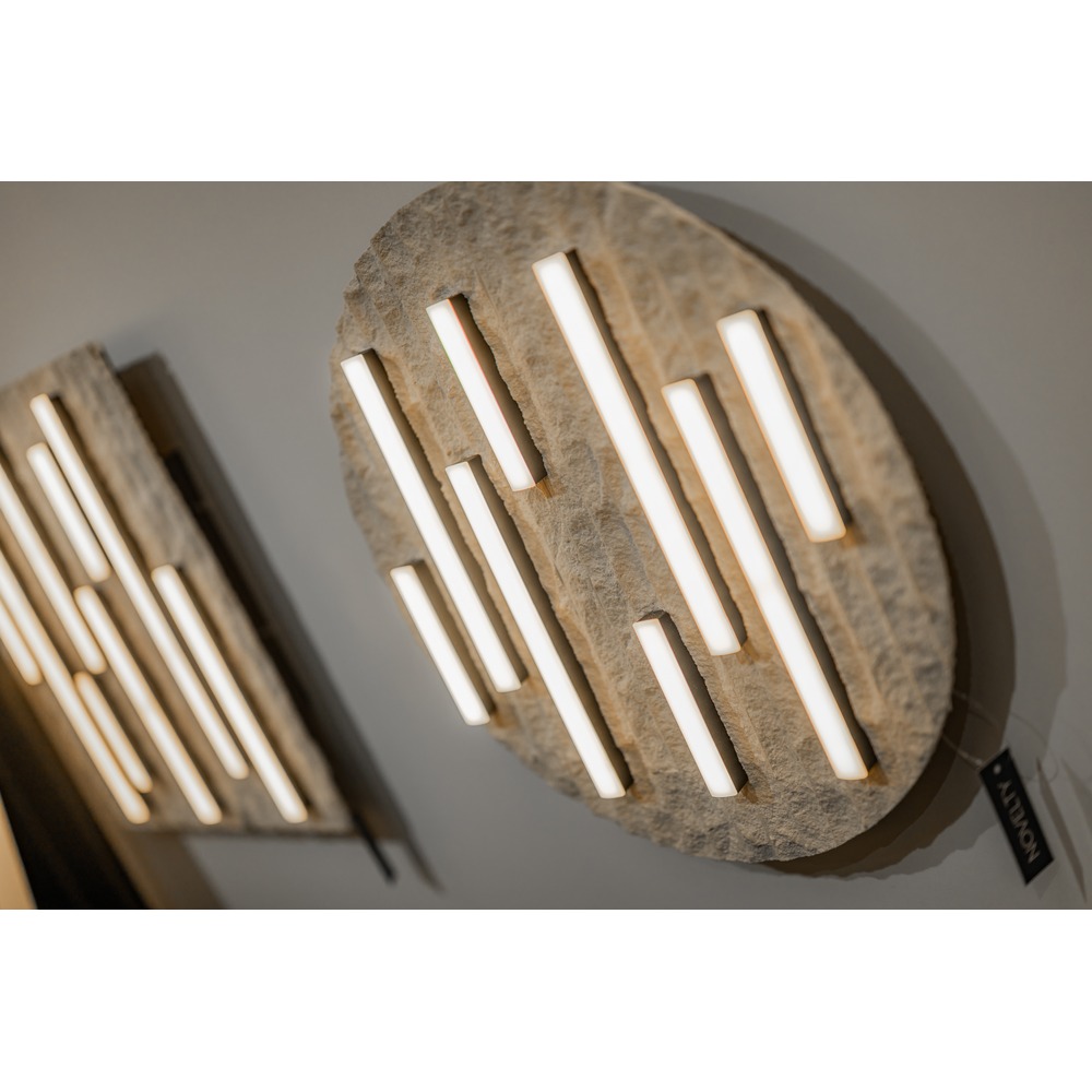 Lampe de plafond Campomarino brun sable Ø 48cm Eglo 9008606409082