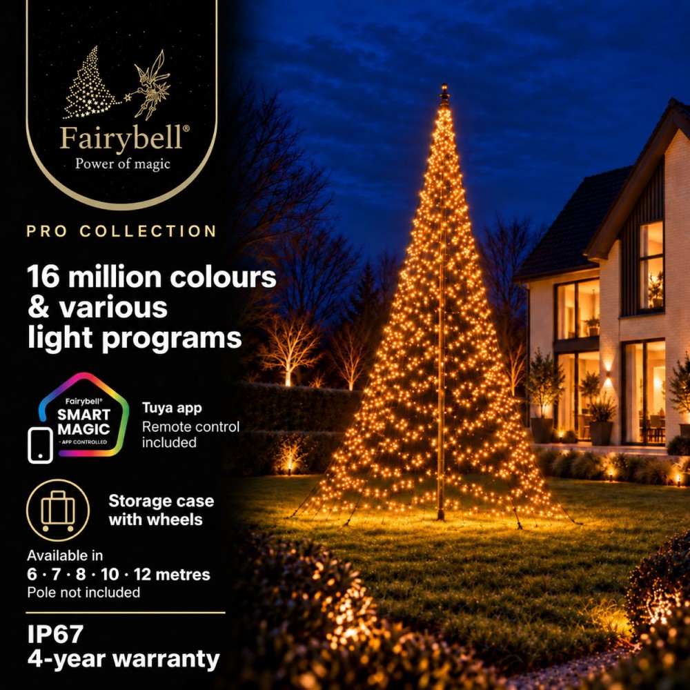 6 meter - 1152 Led - Smart Magic - RGB - No Pole Fairybell 8719002223875