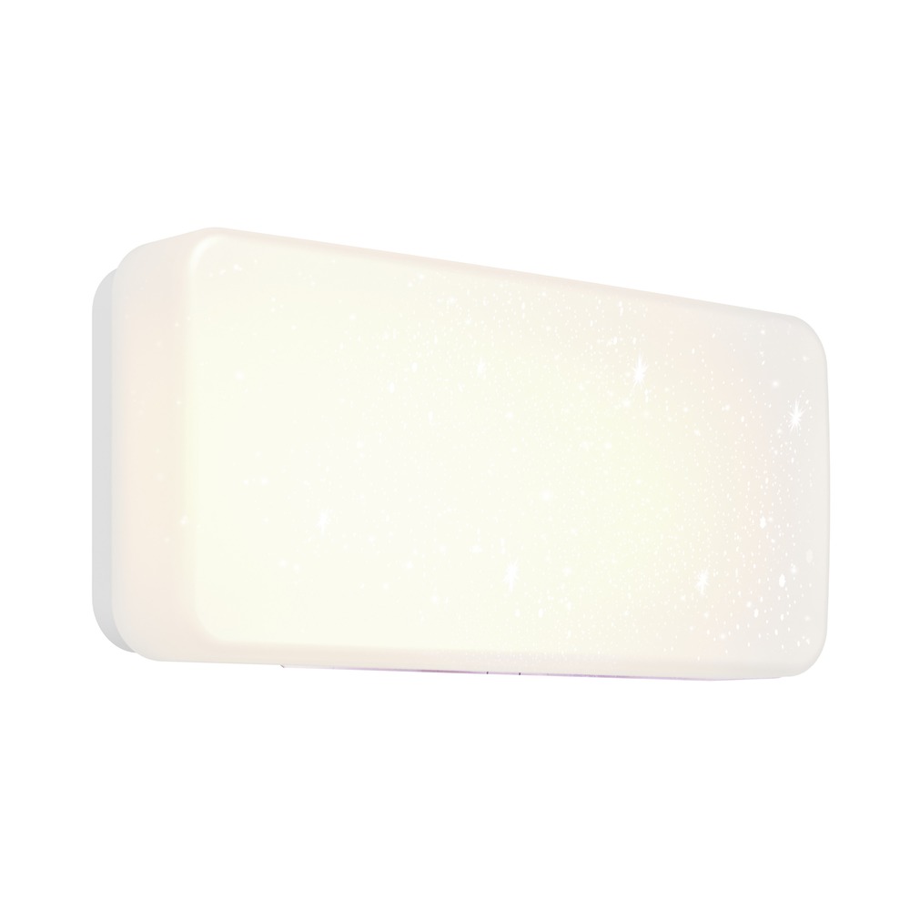 Lampe murale de conception Pogliola E blanc 28,5 cm