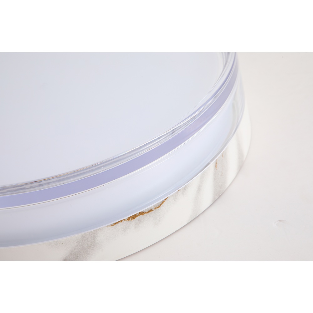 Lampe de plafond Button Ø marbre blanc de 30 cm Searchlight 5,05342E+12