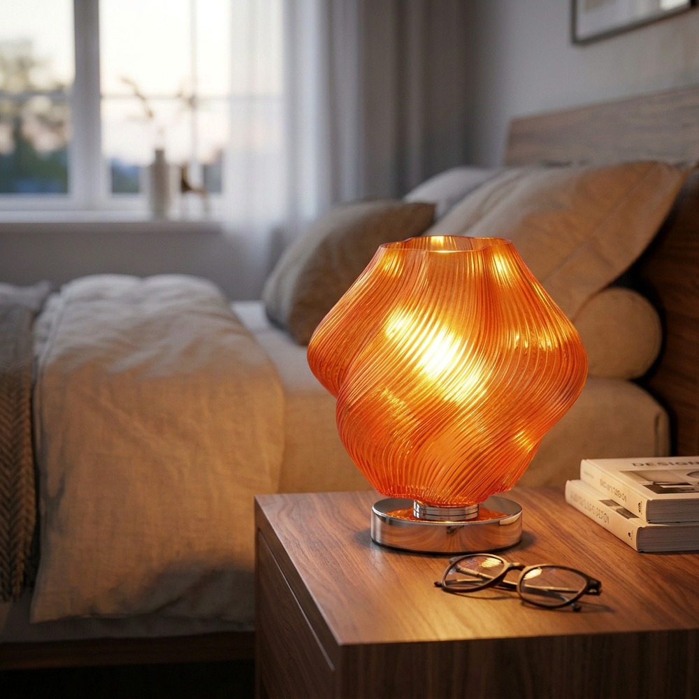 Conception des lampes de table Vicenne orange Eglo 9008606405268