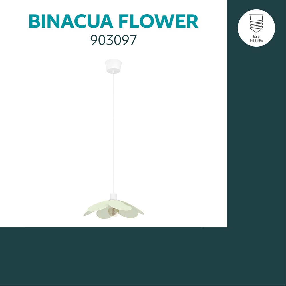 Lampe suspendue Binacua blanc Ø 45cm Eglo 9008606405848