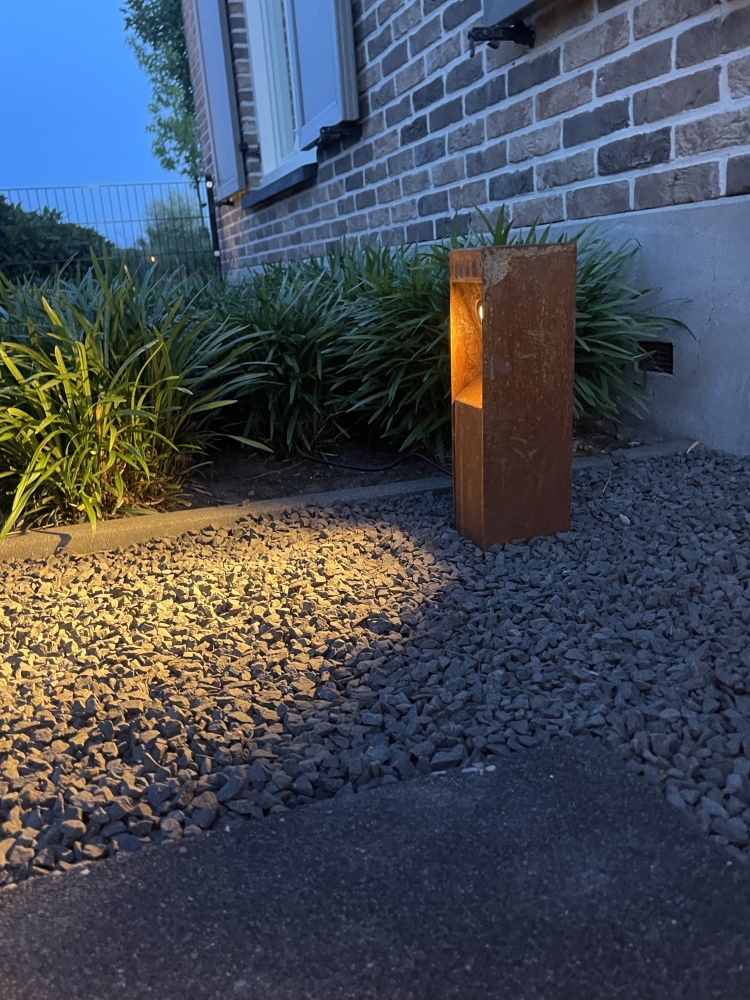 Éclairage de chemin Gis 35cm Corten 12V