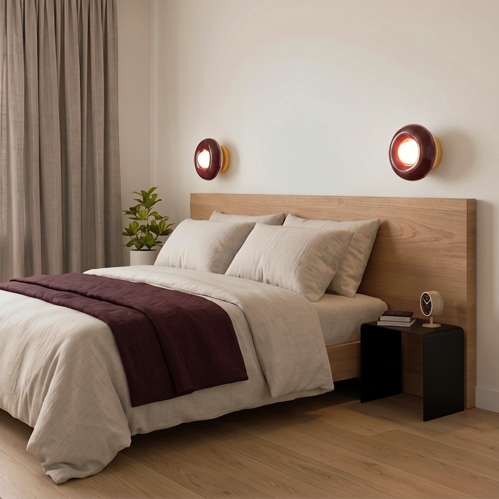 Lampe de plafond à design Torchiarolo Orange avec un rouge bordeaux Eglo 9008606405527