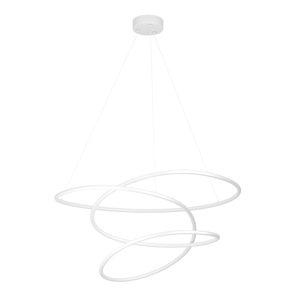 Lampe pendante moderne Racale Ø 78cm blanc Eglo 9008606391431