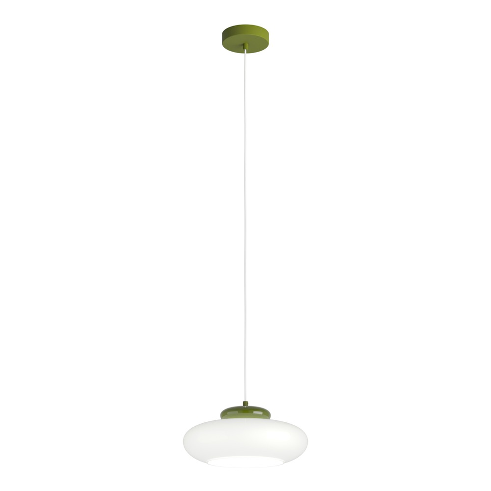 Lampe pendante de conception Berardelli blanc avec vert Ø 32cm Eglo 9008606404995