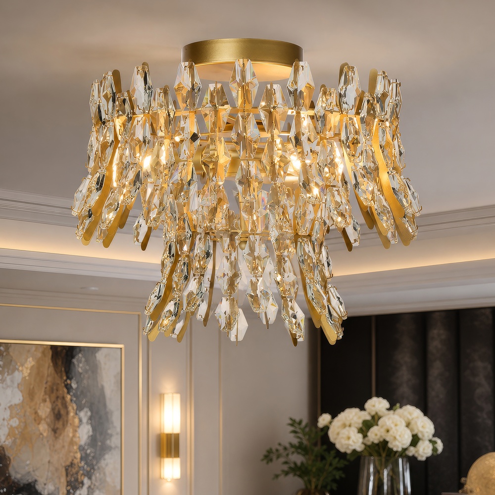 Lampe de plafond Monarch Or Searchlight 5,05342E+12