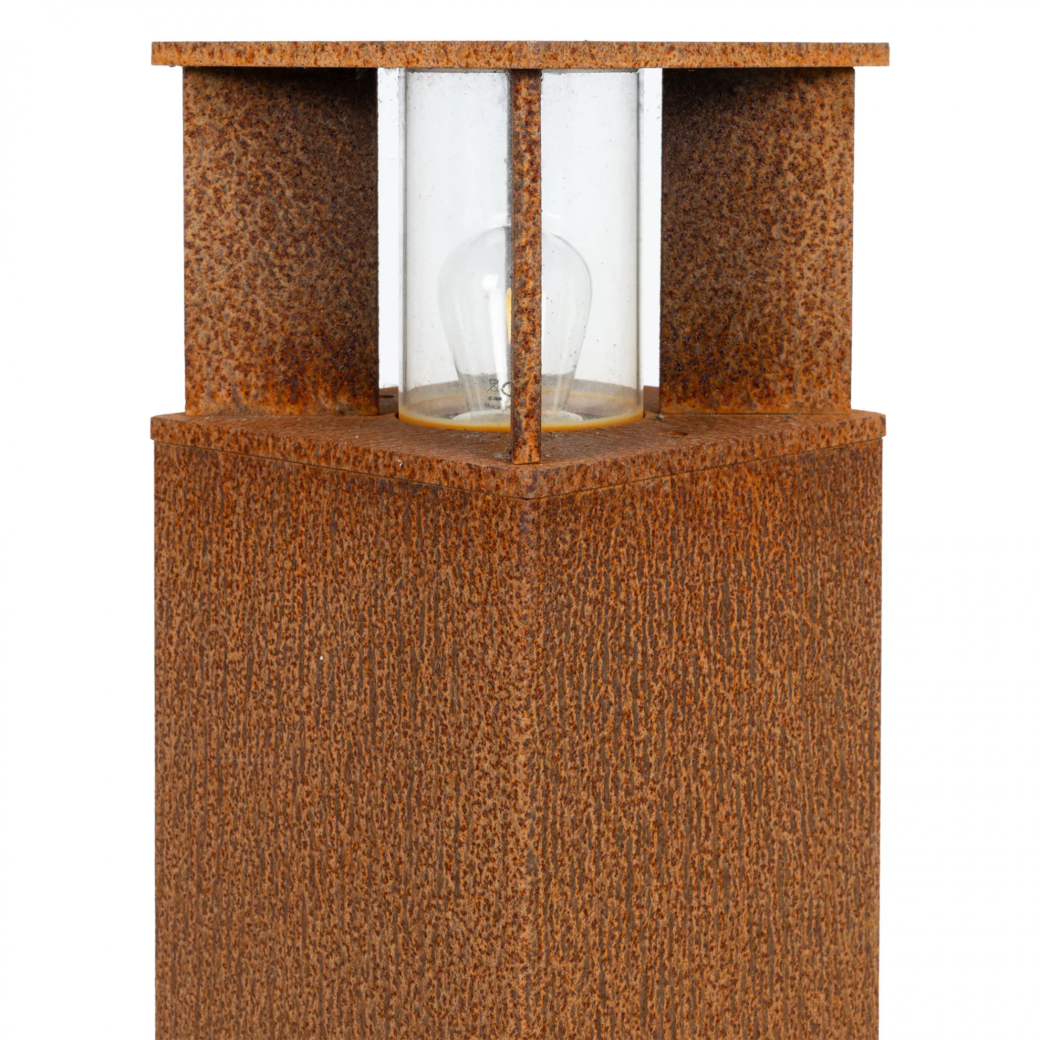 Lampe de jardin carrée Marina 40 Corten KS 8714732783408