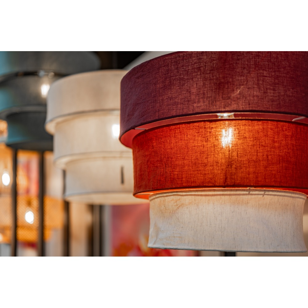 Lampe pendante colorée Parogno Ø 50cm Eglo 9008606391745