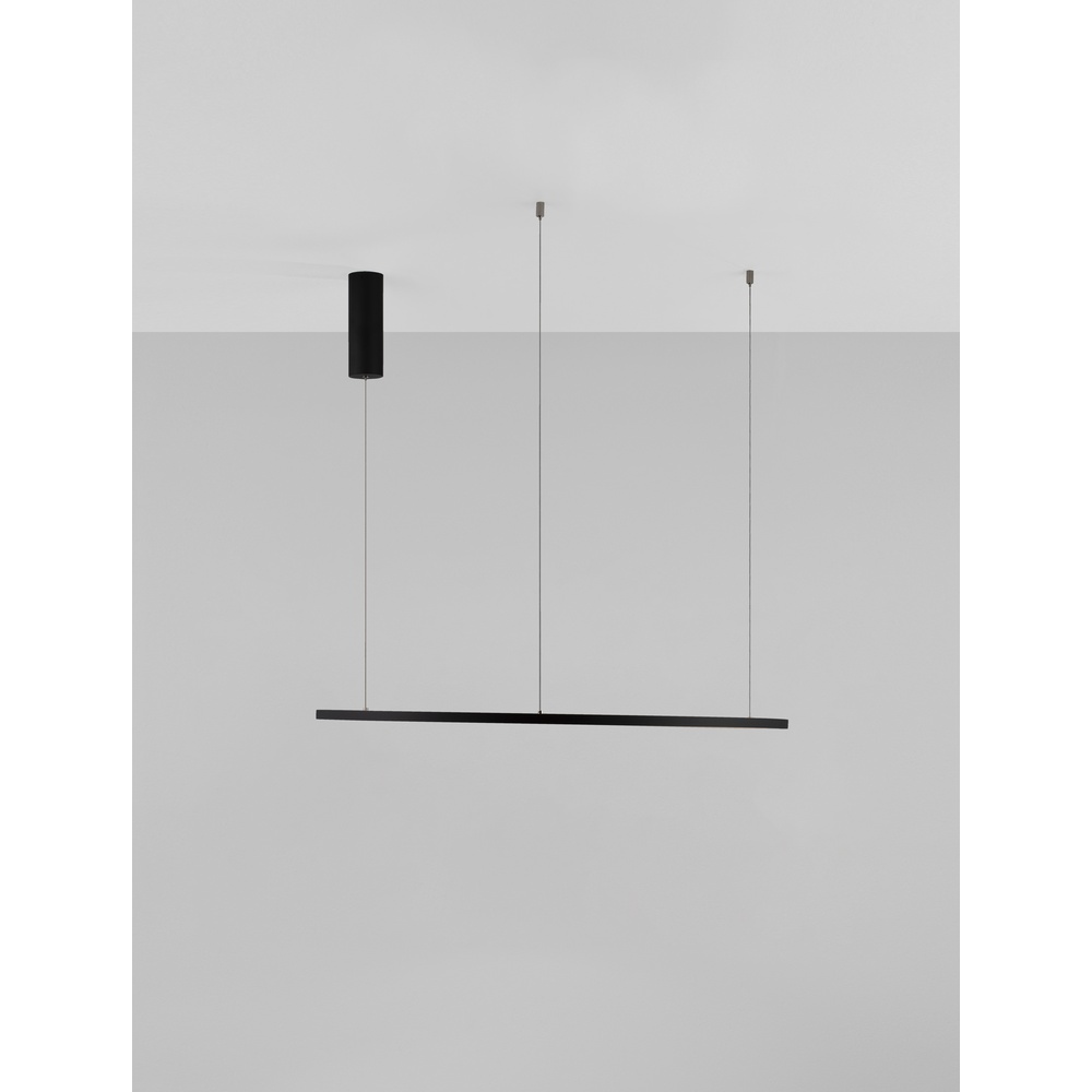 Ronde hanglamp Tarquin zwart Ø 80cm Lyora 5212017438300
