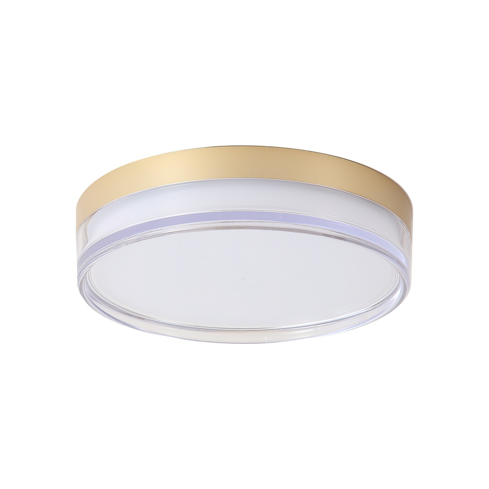 Lampe de plafond Button Ø 30 cm d’or Searchlight 5,05342E+12