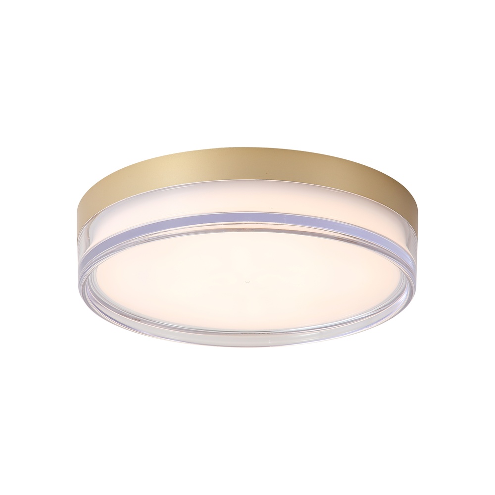 Lampe de plafond Button Ø 30 cm d’or