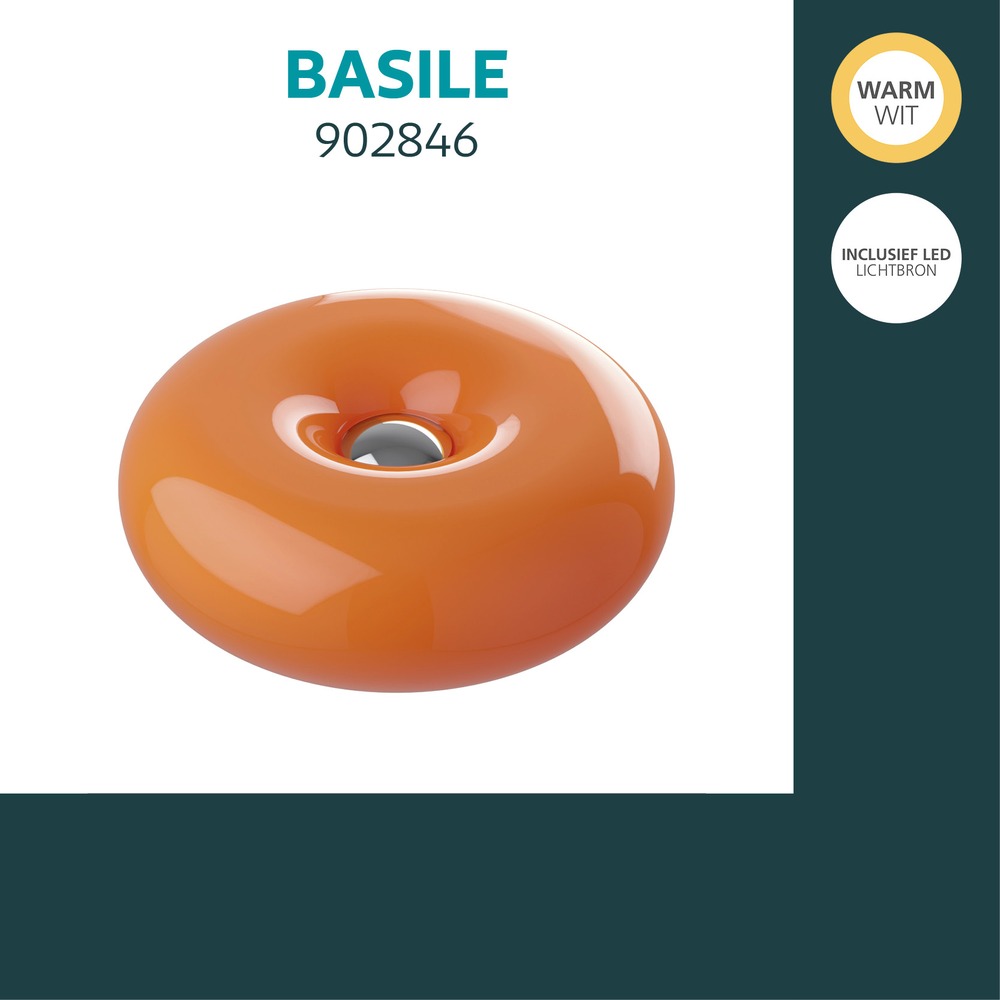 Lampe de table de conception Basile orange Eglo 9008606404827