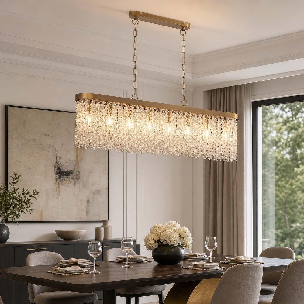 Chandelier Bella bronze 98 x 22cm Searchlight 5,05342E+12