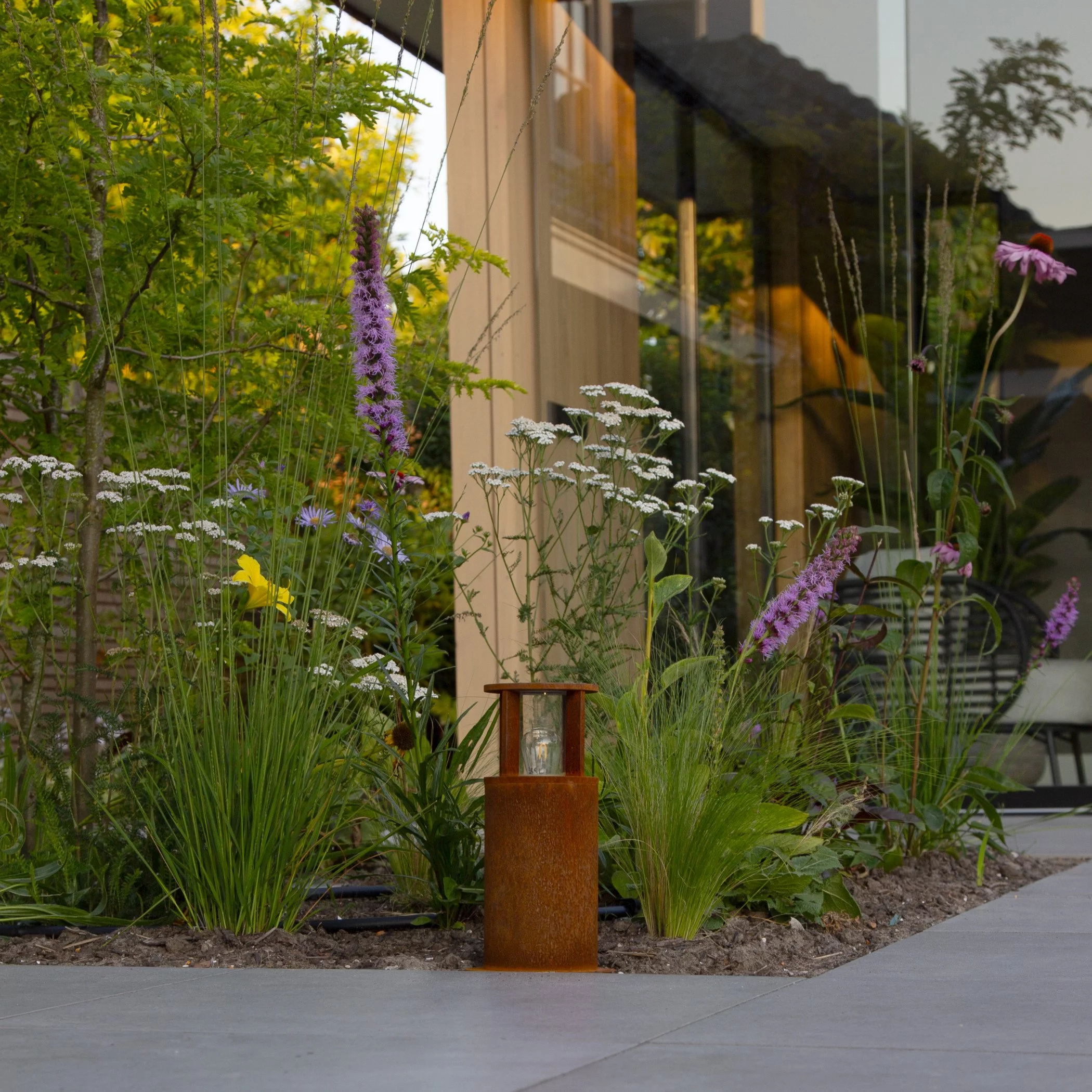 Lampe de jardin ronde Marina 30 corten KS 8714732783804