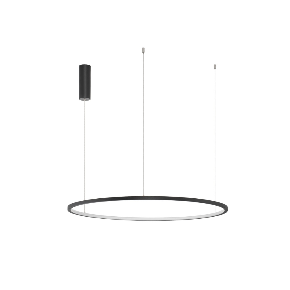Ronde hanglamp Tarquin zwart Ø 80cm Lyora 5212017438300